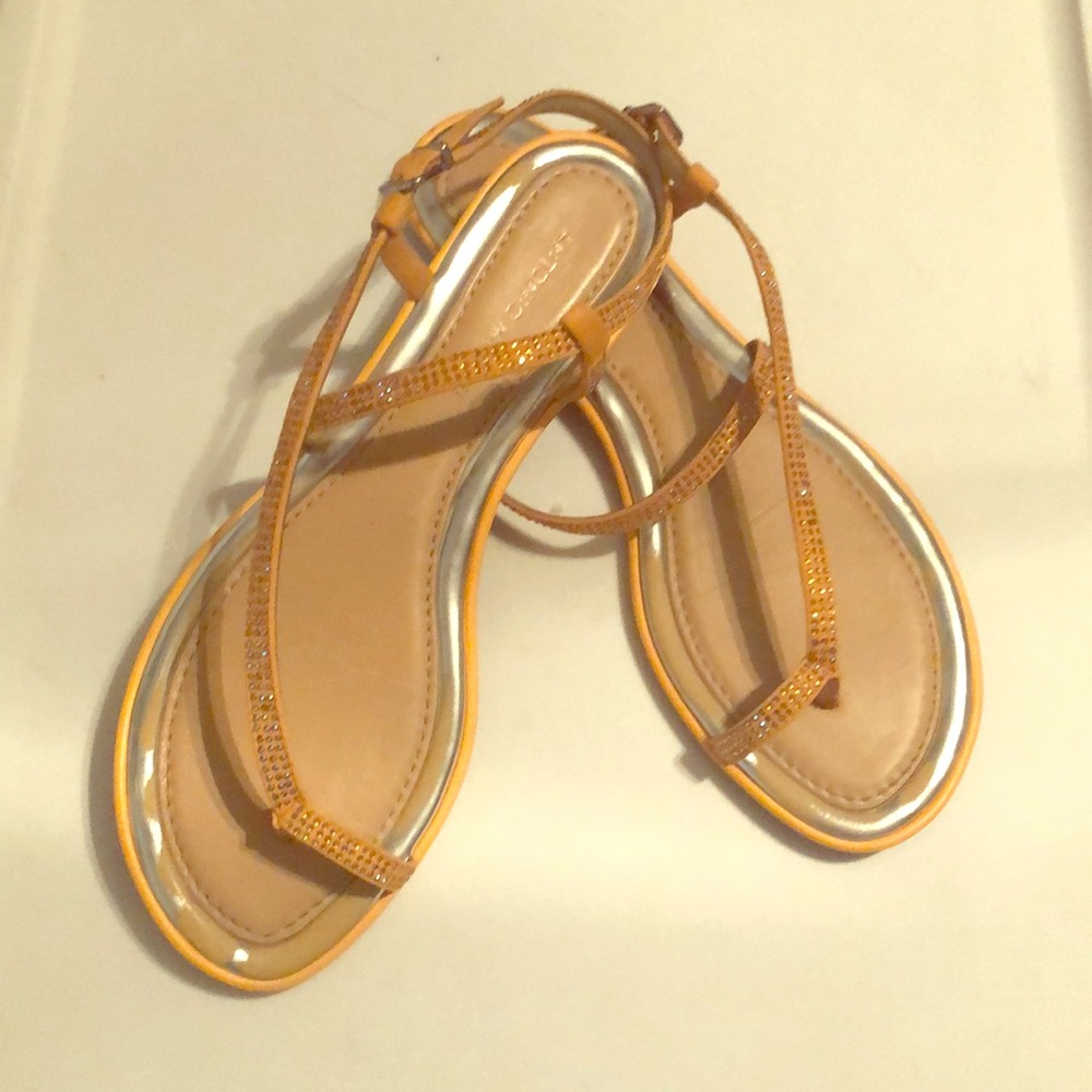 Tangerine sandals